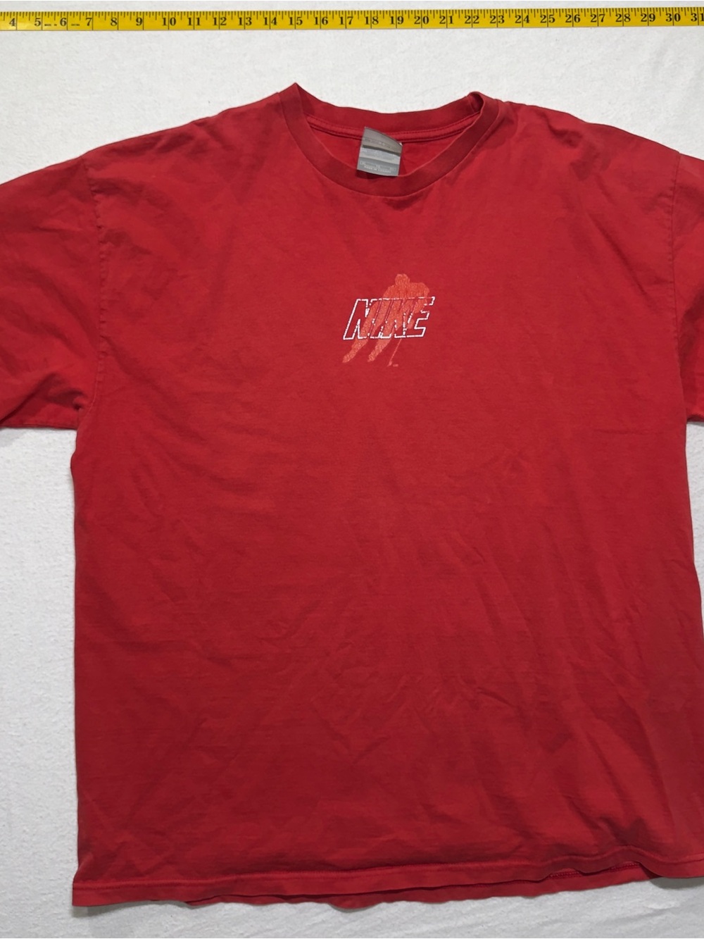 Vintage 2000s Nike hockey shirt Red Short-Sleeve Logo T-Shirt
